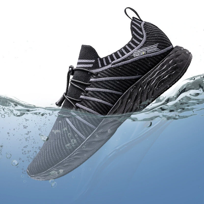ONEMIX Water Resistance Sneakers All Direction Strong Waterproof Tech Anti-fouling Quick Cleaning Breathable Lightweight Sports Shoes for Outdoor Climbing Hiking Cycling (image for) ONEMIX Water Resistance Sneakers All Direction Strong Waterproof Tech Anti-fouling Quick Cleaning Breathable Lightweight Sports Shoes for Outdoor Climbing Hiking Cycling